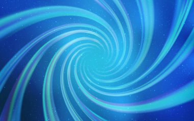 Uzay yıldızlı hafif Mavili vektör şablonu. Bulanık arkaplandaki ve gradyanı olan uzay yıldızları. İş ilanınız için akıllı tasarım.