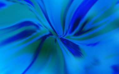 Eğri çizgileri olan açık mavi vektör deseni. Soyut ve gradyan biçiminde geometrik çizim. Tasarımınız için tamamen yeni bir şablon.