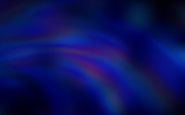 Çizgileri olan koyu mavi vektör arkaplan. Değişken çizgileri olan renkli geometrik örnek. Reklamlarınız, posterleriniz, afişleriniz için yepyeni bir tasarım..