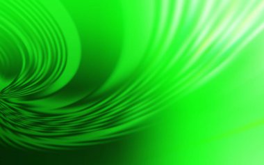 Bükülmüş çizgileri olan açık yeşil vektör arkaplanı. Değişken çizgileri olan renkli geometrik örnek. Tasarımınız için renkli dalga deseni.