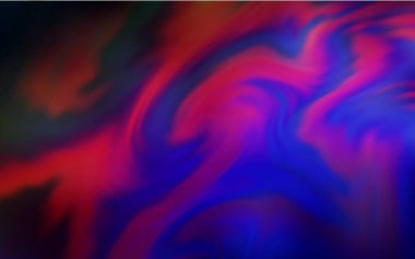 Koyu mavi, kırmızı vektör soyut arkaplan. Görüntü stili ve gradyanı olan yeni renkli çizimler. Web siteniz için bulanık tasarım.