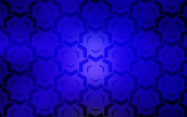 Koyu mavi çizgili vektör arkaplanı. Soyut ve gradyan biçiminde geometrik çizim. Markan için yeni kompozisyon.
