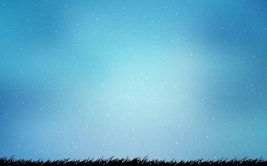 Gece gökyüzü yıldızlı açık mavi vektör deseni. Büyük Ayı yıldızlı modern soyut illüstrasyon. Astronomi web siteleri için desen.