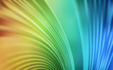 Açık mavi, kıvrımlı çizgileri olan sarı vektör arkaplan. Yaratıcı illüstrasyon, yarım tonlu ve eğimli. İşiniz için yepyeni bir tasarım..