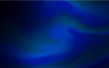 Koyu mavi vektör şablonu bulanıklaştırdı. Görüntü stili ve gradyanı olan yeni renkli çizimler. İş tasarımınız için yeni biçim.