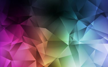 Koyu Çokrenkli vektör soyut çokgen desen. Origami stilinde gradyan ile yaratıcı geometrik illüstrasyon. Web siteniz için yeni bir doku.