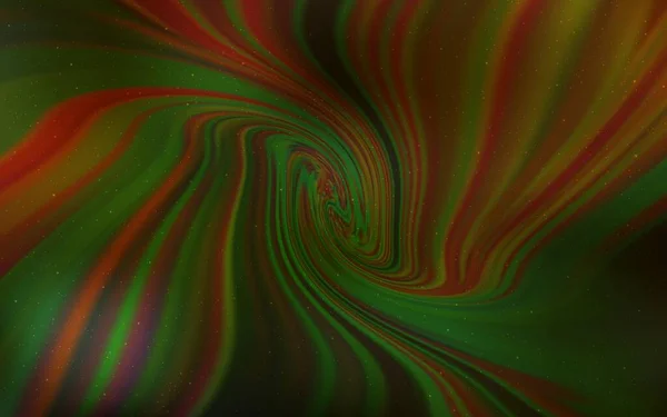 Vert Foncé Motif Vectoriel Jaune Avec Étoiles Ciel Nocturne Illustration — Image vectorielle