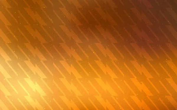 Jasnopomarańczowe Tło Wektora Liniami Prostymi Świecąca Kolorowa Ilustracja Ostrymi Paskami — Wektor stockowy