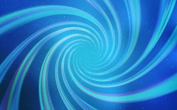 Hellblaue Vektorschablone Mit Raumsternen Raumsterne Auf Verschwommenem Abstrakten Hintergrund Mit — Stockvektor