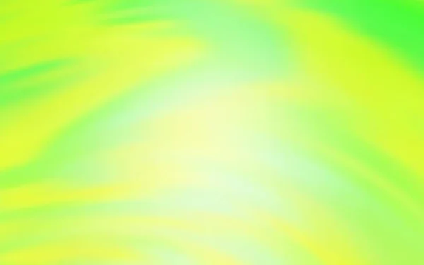 Jasnozielony Żółty Wektor Rozmazane Tło Kolorowa Abstrakcyjna Ilustracja Gradientem Inteligentny — Wektor stockowy