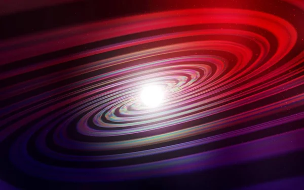 Dunkelblaues Rotes Vektorlayout Mit Kosmischen Sternen Leuchtend Farbige Illustration Mit — Stockvektor