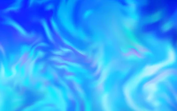 Templat Blue Cahaya Yang Kabur Ilustrasi Berwarna Dalam Gaya Abstrak - Stok Vektor