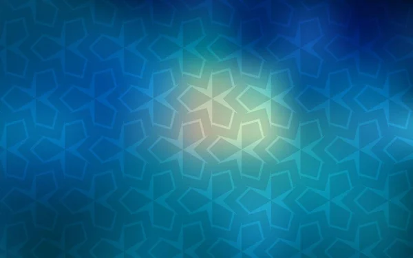 Light Blue Vector Layout Lines Rectangles Glitter Abstract Illustration Rectangular — Stock Vector