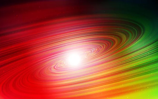 Dunkle Mehrfarbige Vektorschablone Mit Raumsternen Leuchtende Illustration Mit Himmelssternen Auf — Stockvektor