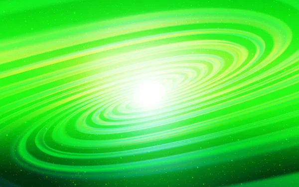 Φωτεινό Πράσινο Διανυσματικό Μοτίβο Αστέρια Νυχτερινού Ουρανού Θολή Διακοσμητική Σχεδίαση — Διανυσματικό Αρχείο