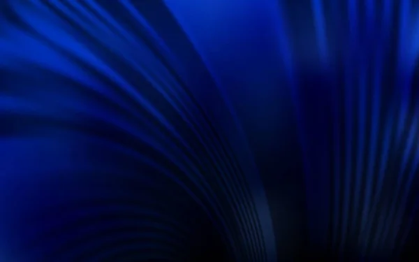 Plantilla Vectorial Azul Oscuro Con Líneas Dobladas Gradiente Moderno Ilustración — Vector de stock