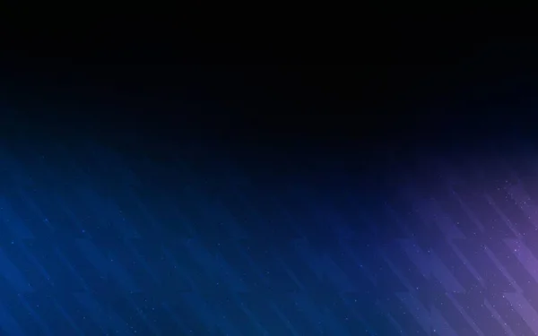 Fundo Vetorial Azul Escuro Com Listras Listradas Glitter Ilustração Abstrata — Vetor de Stock