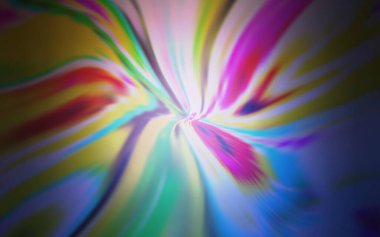 Açık Pembe, mavi çizgili vektör arkaplan. Soyut ve gradyan biçiminde geometrik çizim. Cep telefonu ekranları için şablon.