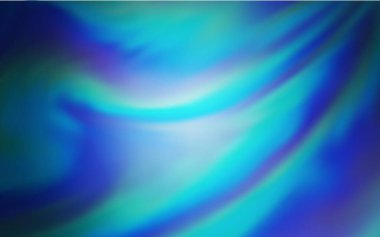 Açık BLUE vektörü parlak şablonu bulanıklaştırdı. Gradyan ile modern soyut çizim. İş tasarımınız için yeni biçim.