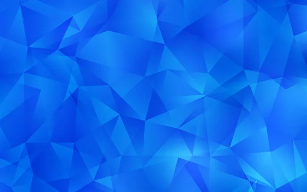 Light Blue Vector Low Poly Texture Современная Абстрактная Иллюстрация Треугольниками — стоковый вектор