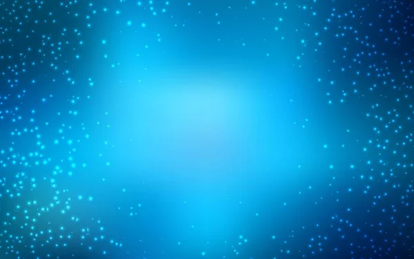 Layout Vetorial Blue Escuro Com Estrelas Cósmicas Ilustração Abstrata Moderna — Vetor de Stock