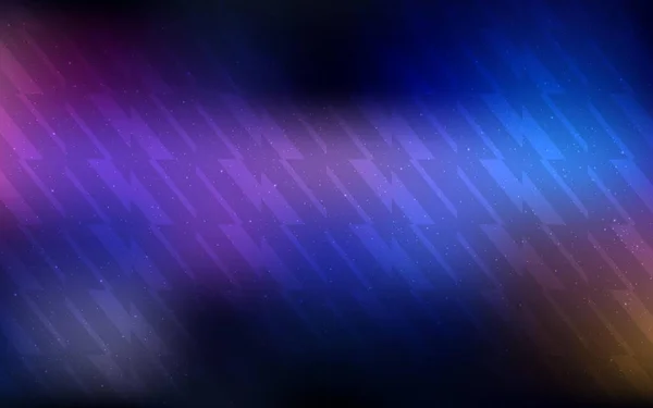 Dunkelrosa Blaues Vektormuster Mit Scharfen Linien Bunt Leuchtende Illustration Mit — Stockvektor