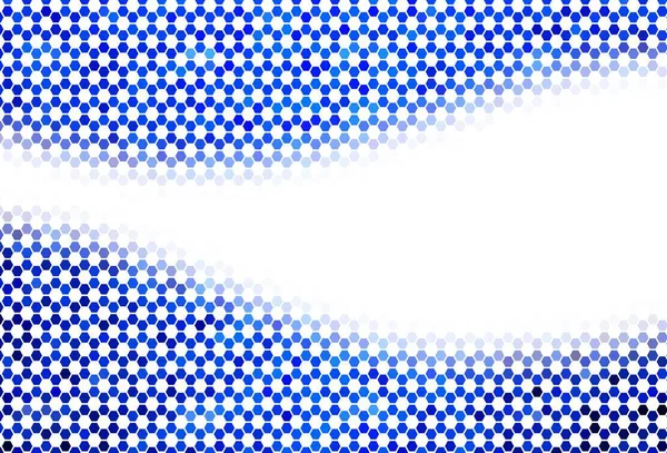 Ανοιχτό Μπλε Πράσινο Διανυσματικό Πρότυπο Εξαγωνικό Στυλ Εικονογράφηση Σετ Πολύχρωμα — Διανυσματικό Αρχείο