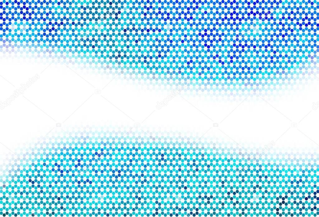Light BLUE vector pattern with colorful hexagons. Design in abstract style with hexagons. Pattern for landing pages.