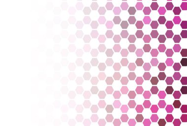 Altıgen şeklinde açık yeşil vektör şablonu. Renkli altıgenli bulanık arkaplan. Marka kitabınız için yeni şablon.