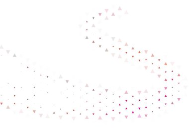 Üçgen şekilli hafif doku. Soyut arkaplanda renkli eğimli üçgenler. Broşürler, broşürler için desen