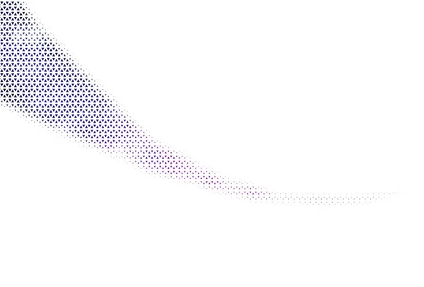 Lichtvektoranordnung Mit Linien Dreiecken Illustration Mit Einer Reihe Von Bunten — Stockvektor