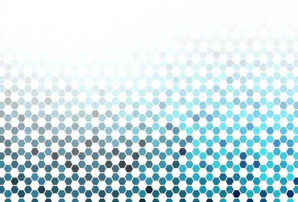 Світло Блакитний Червоний Векторний Шаблон Шестикутному Стилі Ілюстрація Кольорових Гексагонів — стоковий вектор