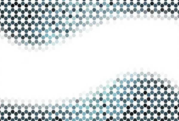 Шаблон Светло Серого Вектора Шестиугольном Стиле Дизайн Абстрактном Стиле Шестиугольниками — стоковый вектор