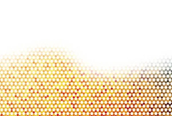 Hellblauer Roter Vektorhintergrund Mit Einer Reihe Von Sechsecken Illustration Farbiger — Stockvektor