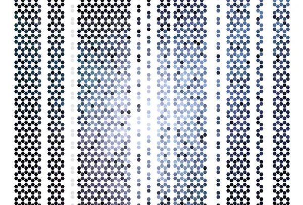 Fond Vectoriel Bleu Clair Avec Hexagones Illustration Abstraite Avec Hexagones — Image vectorielle
