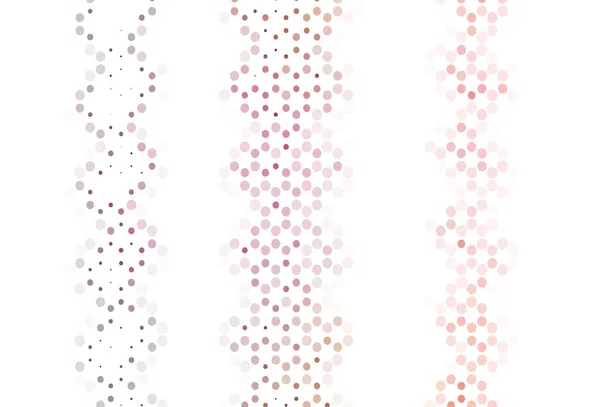 Texture Légère Avec Disques Illustration Abstraite Avec Des Bulles Colorées — Image vectorielle