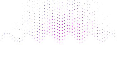 Kristallerle, üçgenlerle ışık şablonu. Soyut arkaplanda renkli eğimli üçgenler. Duvar kağıtları için şablon.