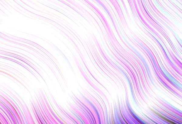Світла Векторна Текстура Вигнутими Лініями Повністю Нова Барвиста Ілюстрація Простому — стоковий вектор