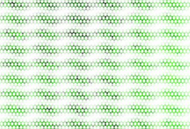 Altıgen şekilli hafif BLUE vektör düzeni. Renkli altıgenli bulanık arkaplan. Reklamlar, broşürler için desen.