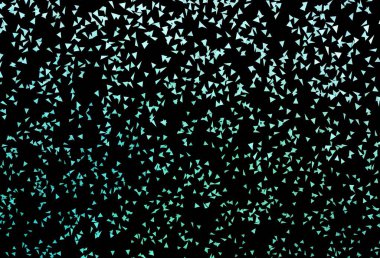 Koyu yeşil vektör dokusu üçgen biçiminde. Doğa tarzında üçgenleri olan güzel bir çizim. Web siteniz için basit tasarım.