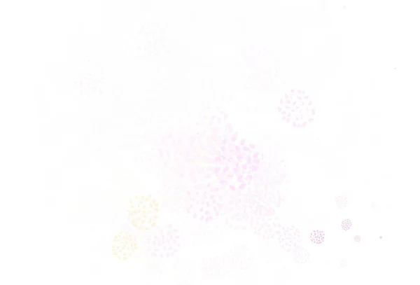 Світло Рожевий Жовтий Векторний Фон Абстрактними Формами Проста Барвиста Ілюстрація — стоковий вектор