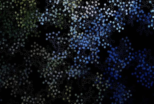 Dark Blue Texture Vettoriale Verde Con Concetto Intelligenza Artificiale Illustrazione — Vettoriale Stock