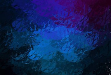 Açık pembe, soyut şekilli mavi vektör arkaplan. Rastgele şekillerle soyut tarzda dekoratif tasarım. Bir cep telefonu için arka plan.