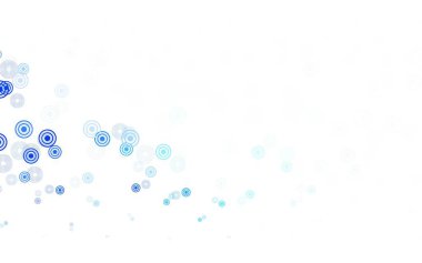 Noktalı açık yeşil vektör arkaplanı. Renkli su damlaları olan modern soyut çizimler. Duvar kağıtlarının dokusu için desen.