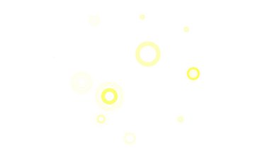 Açık yeşil, noktalı sarı vektör arkaplan. Doğa tarzında renkli baloncuklu soyut illüstrasyon. Poster ve web siteleri için tasarım.