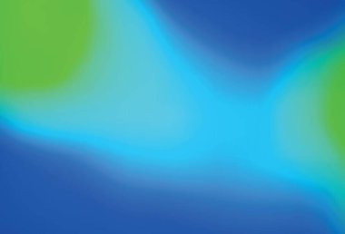 Açık mavi, yeşil vektör soyut arkaplan. Görüntü tarzında tamamen yeni bir renkli çizim. İşiniz için en iyi bulanık tasarım..