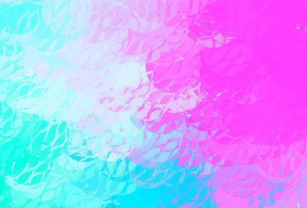Светло Розовый Синий Векторный Узор Случайными Формами Декоративный Дизайн Абстрактном — стоковый вектор