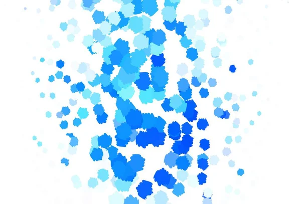 Világos Kék Vektor Textúra Absztrakt Formákkal Illusztráció Színes Gradiens Formák — Stock Vector