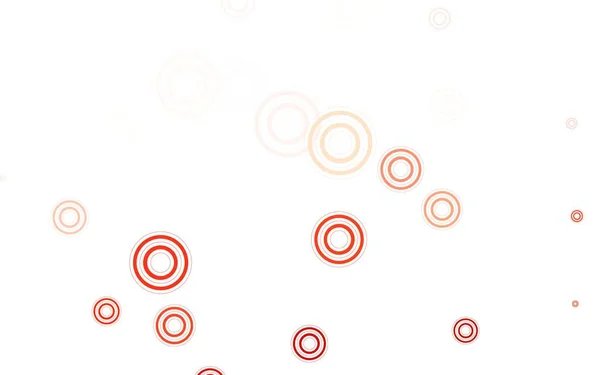 Ανοιχτό Κόκκινο Διανυσματικό Πρότυπο Κύκλους Εικονογράφηση Σύνολο Λαμπερά Πολύχρωμα Αφηρημένα — Διανυσματικό Αρχείο