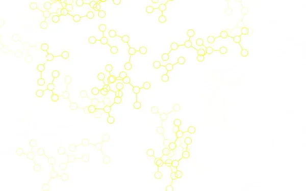 Светло Зеленый Желтый Векторный Отскок Данными Искусственного Интеллекта Абстрактная Иллюстрация — стоковый вектор